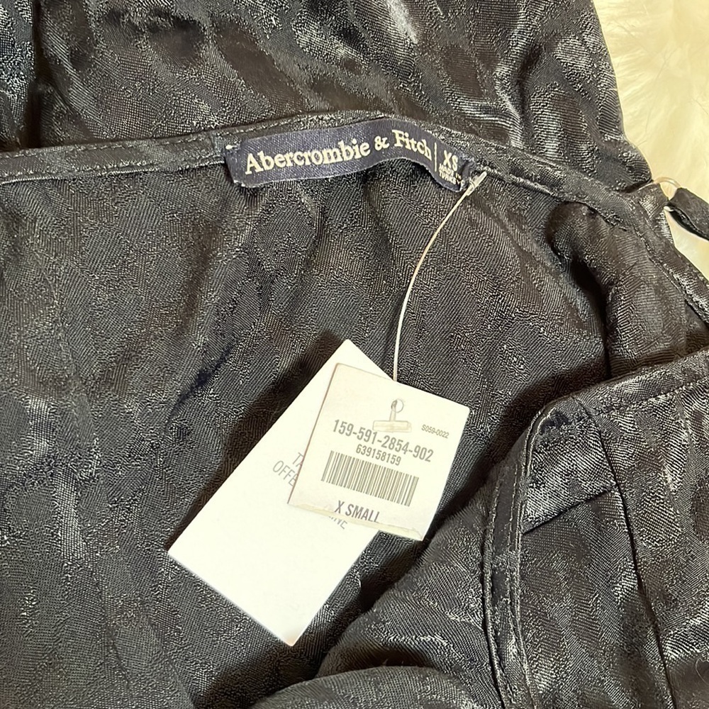 Nwt Abercrombie & Fitch Black Wrap Dress - Picture 12 of 15